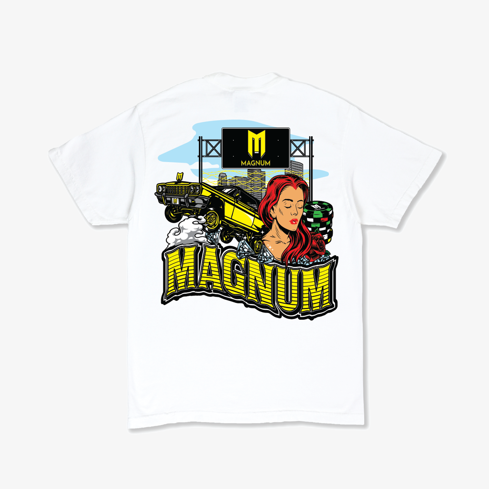 Magnum Low Rider White T-Shirt