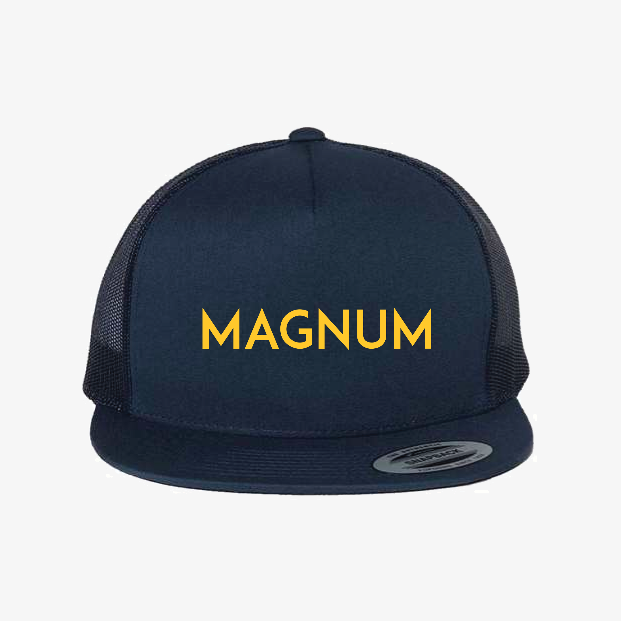 Magnum Navy & Yellow Snapback Hat